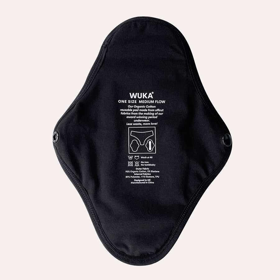 WUKA Reusable Pad - Pack of two + wash bag